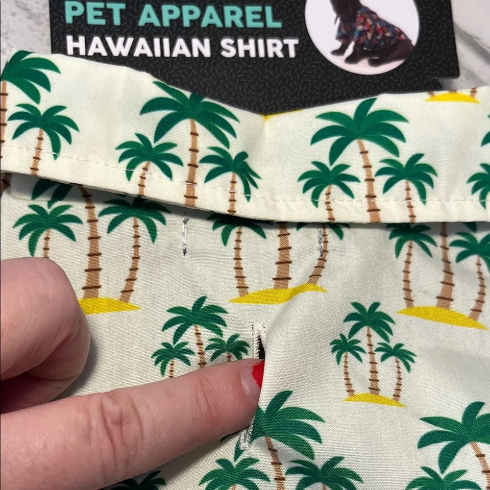 Fuzzyard size 2 small dog Palm Tree Print top shirt clothes pet outfit